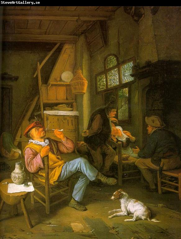 Cornelis Dusart Pipe Smoker